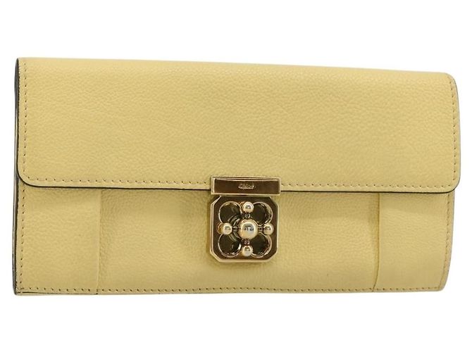 Chloé Chloe Marcie Continental Leather Yellow
