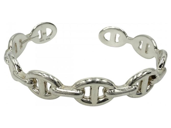 Hermès Bracciale rigido Hermes Chaine d'Ancre Enchainée Silver Argento 