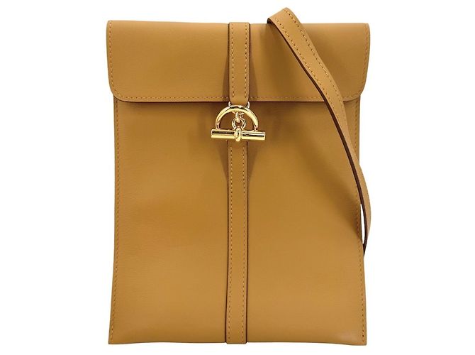 Hermès Bolsa de ombro Hermes Glenant To Go Marrom
