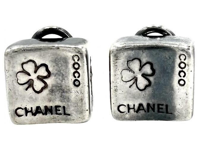 Orecchini a clip Chanel Silver 925 Argento