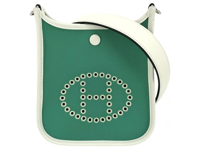 Hermès Bolsa de Ombro Hermes Neo Evelyne TPM Verde