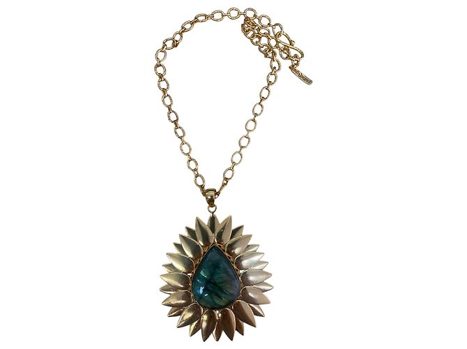 Autre Marque Dilip Jindal - Bijoux Couture - Colar Soleil com Labradorite