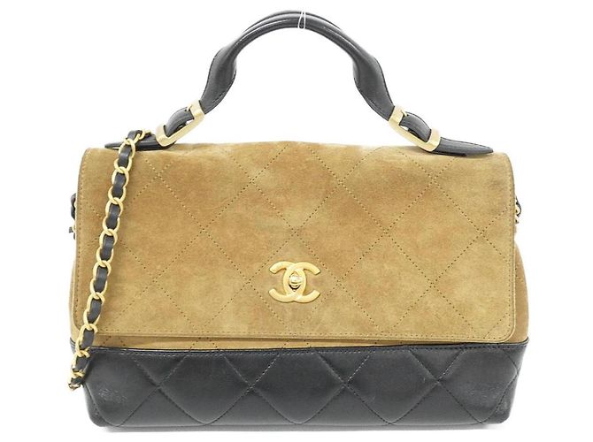 Borsa Chanel AS5637 Nero Beige