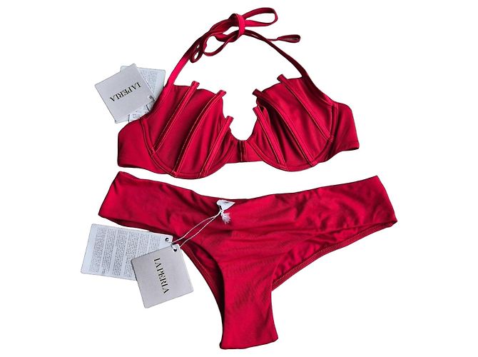 Conjunto Bikini Rojo La Perla Roja