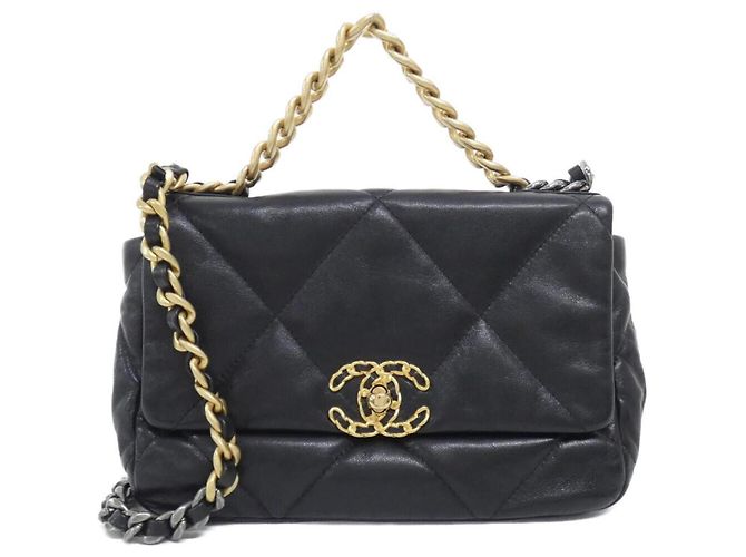 Borsa a Spalla Chanel 19 Line AS1160 Nero