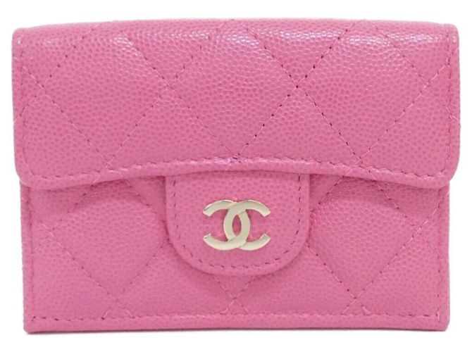 Chanel Timeless Classic Line AP0230 Wallet Pink