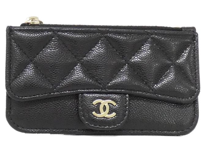 Chanel Timeless Classic Line Kartenetui Schwarz