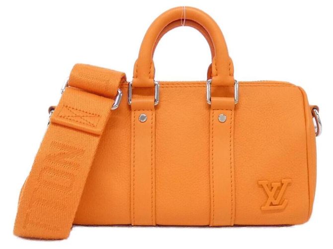 Louis Vuitton LV Aerogram Keepall XS M81004 Bolsa Boston Laranja