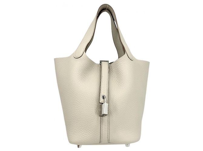 Hermès Bolsa Hermes Picotin Lock PM Cru