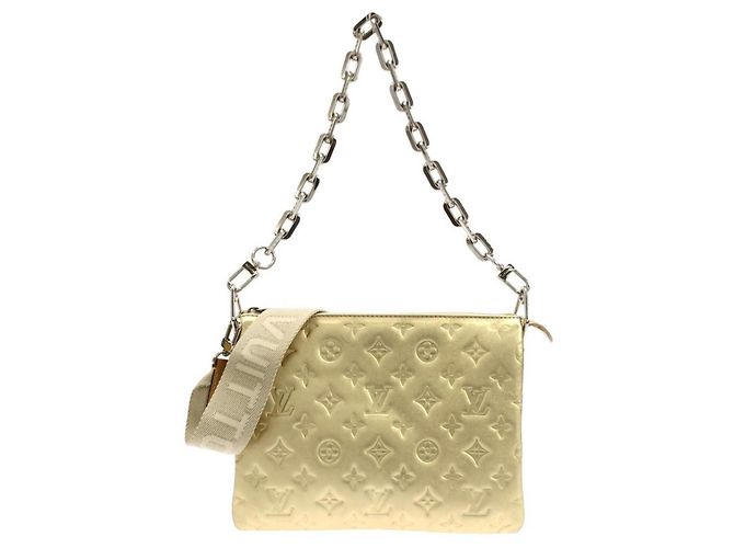 Borsa a Spalla Louis Vuitton Coussin PM M59278 D'oro