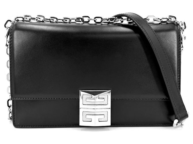 Borsa a tracolla con catena 4G Givenchy Small Nero 
