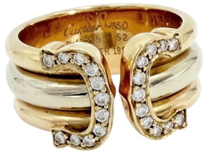 Cartier 2C Design Ring für Damen