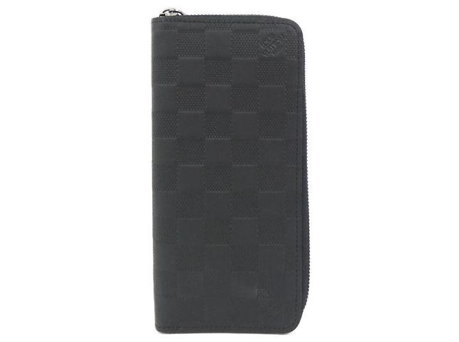 Louis Vuitton Damier Infini Zippy Wallet Black