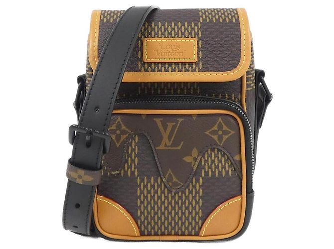 Borsa Messenger Louis Vuitton Damier Giant Amazon Damier ebene