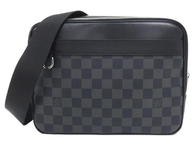 Borsa a tracolla Louis Vuitton Damier Graphite Trocadero Messenger PM N40087 Damier ebene