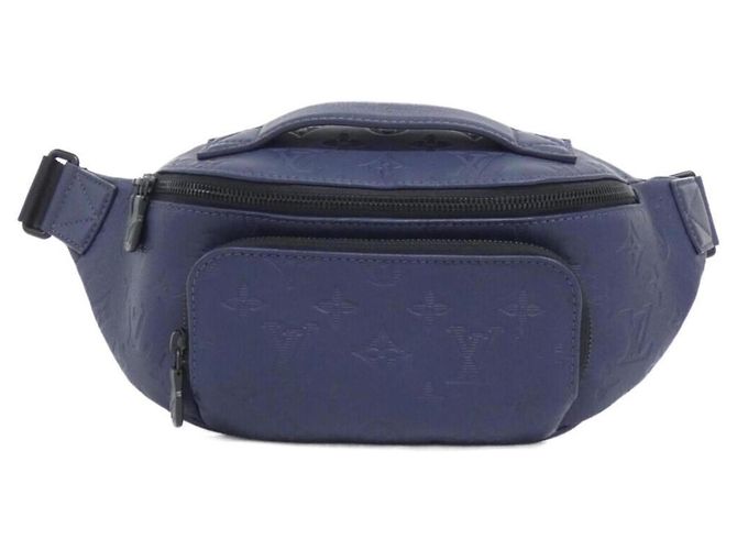 Bumbag Borsa a tracolla Rush Monogram Shadow Louis Vuitton Blu Blu navy