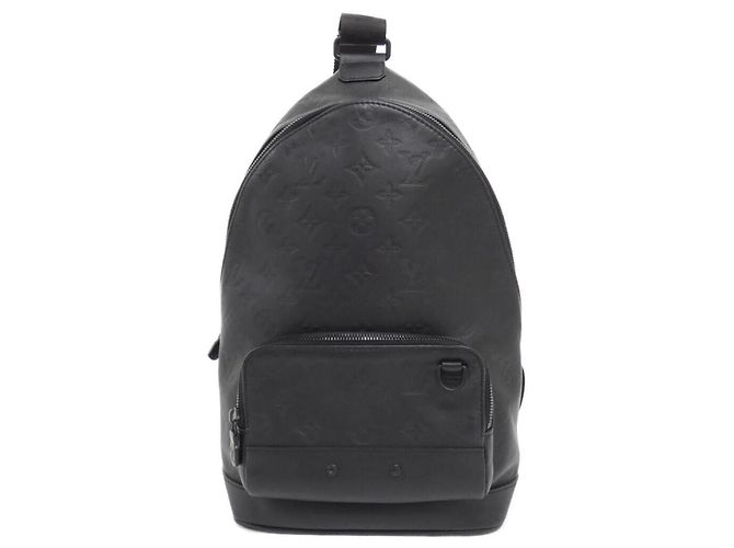Borsa a tracolla Louis Vuitton Monogram Shadow Racer Nero