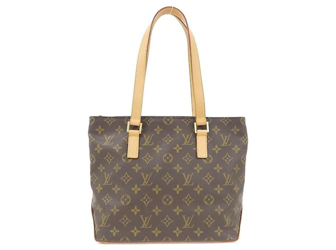 Bolsa Cabas Piano Monogram Louis Vuitton Marrom