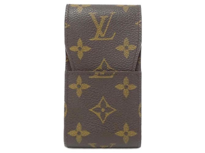 Portacigarette Louis Vuitton Monogram Marrone