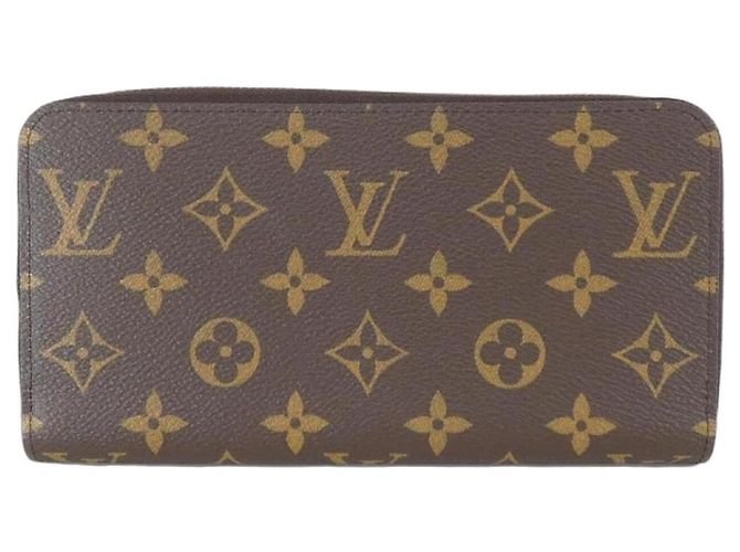 Cartera Zippy Monogram Louis Vuitton Castaño