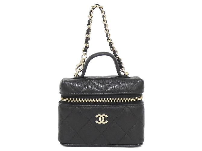 Chanel Timeless Classic Line Handtaschenanhänger Schwarz