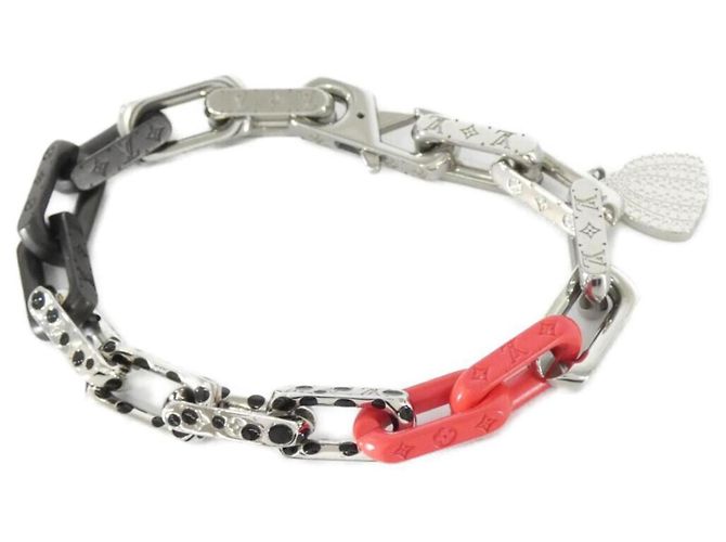 Bracciale Charm Louis Vuitton Nero Rosso