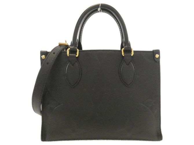 Borsa Louis Vuitton Monogram Empreinte OnTheGo PM Nero