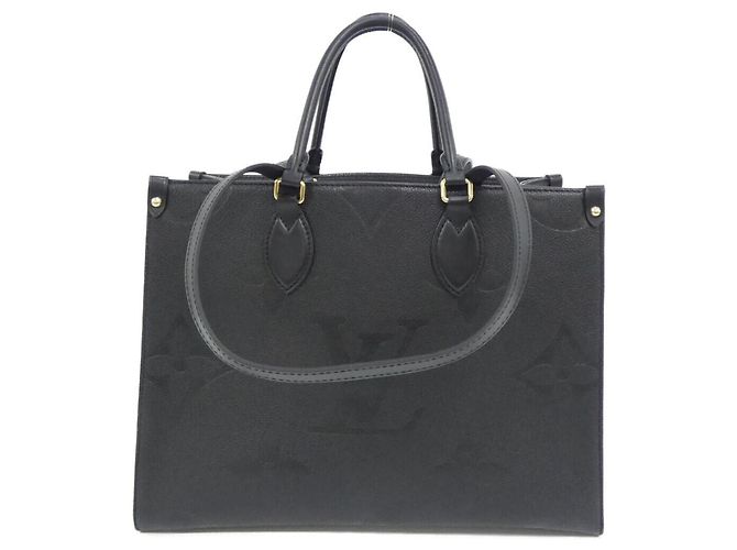 Borsa Louis Vuitton Monogram Empreinte OnTheGo MM Nero