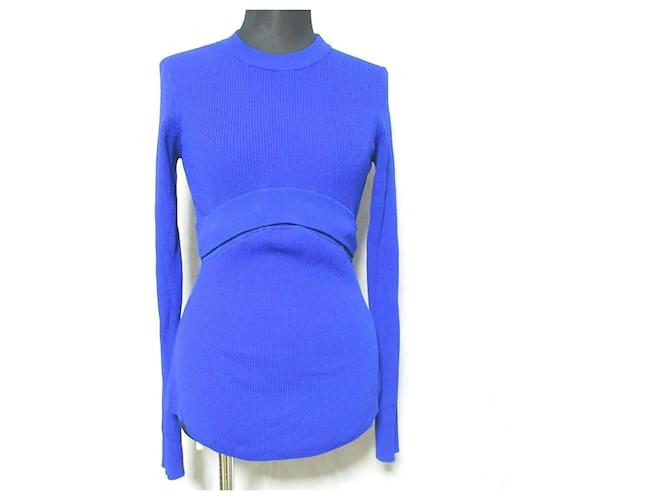 Autre Marque UN3D. 2WAY BASIC STRICKTOP Strickware Blau