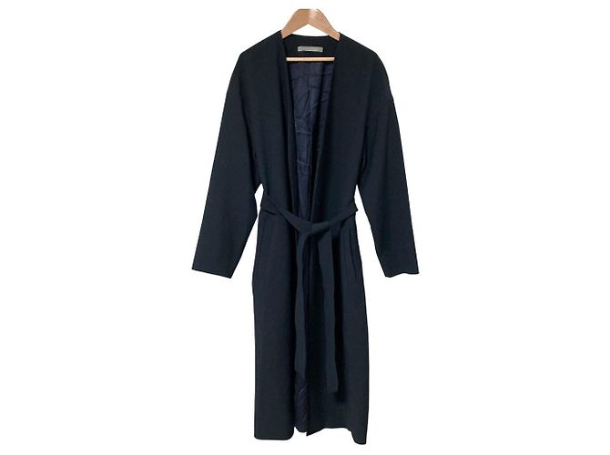 Abrigo sin cuello Theory luxe VERSA ELIZABETTA Azul Azul marino