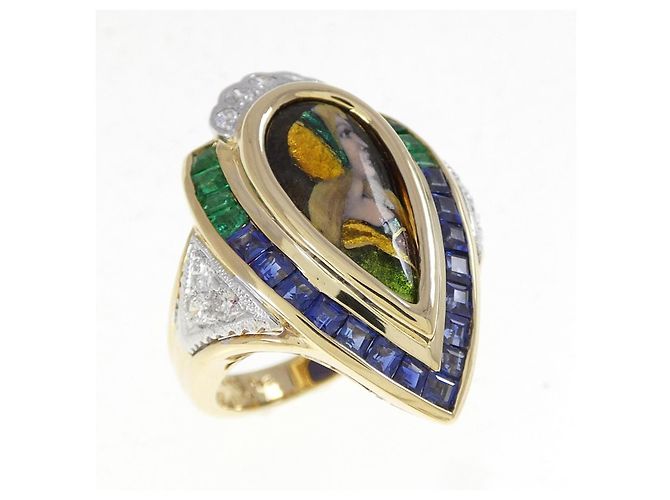 Autre Marque Mitsuo Kaji Au750 Platinring Golden