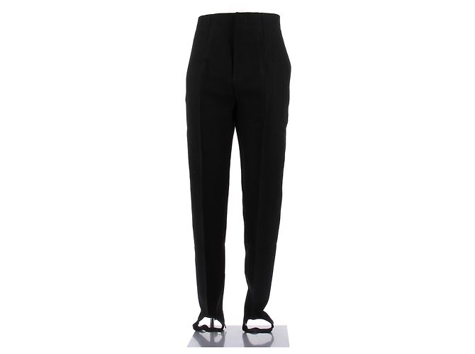 Pantalones de algodón negros Bottega Veneta Talla 40