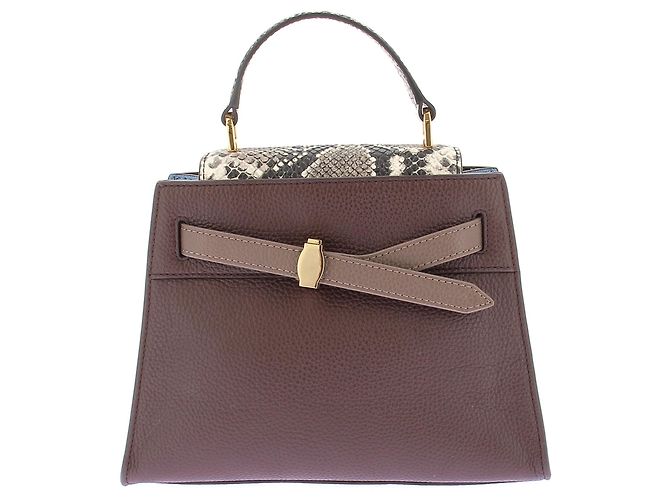 Veronica Beard Handtasche aus Leder in Bordeaux