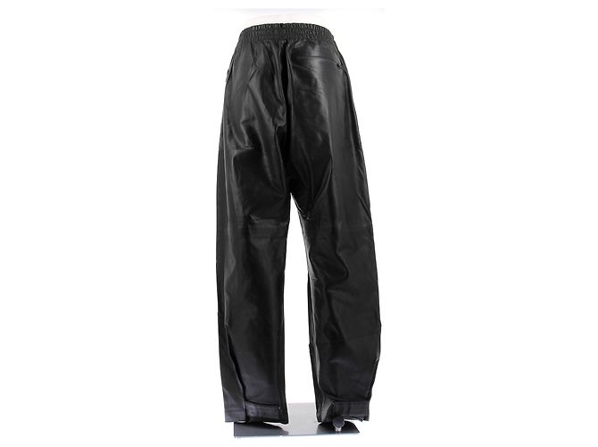 Bottega Veneta Schwarze Lederhose