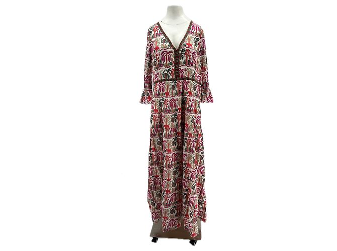 Autre Marque Vestido estampado de algodón EMPORIO SIRENUSE Multicolor