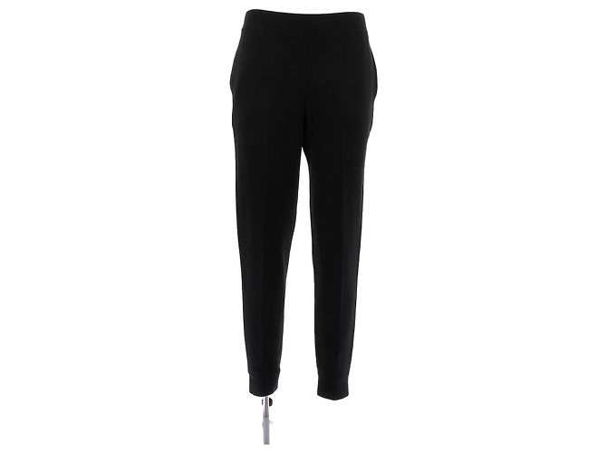 The Row Hose aus Wolle schwarz