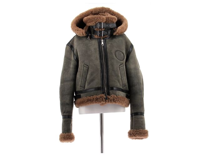 Chloé Lammfelljacke Braun