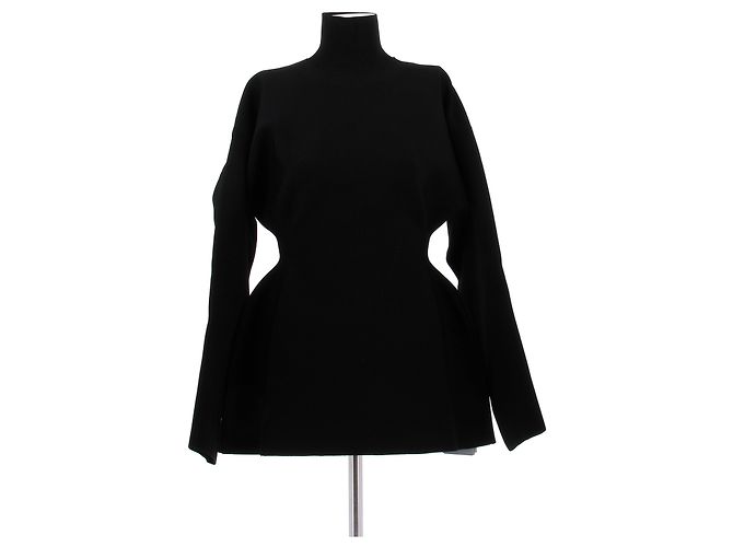 Balenciaga Rollkragenpullover Schwarz Viscose