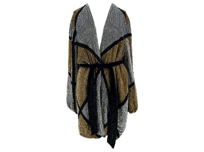Retrofête Sequin Jacket Silvery Viscose S