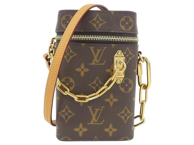 Bolsa Louis Vuitton Monogram Phone Box Marrom