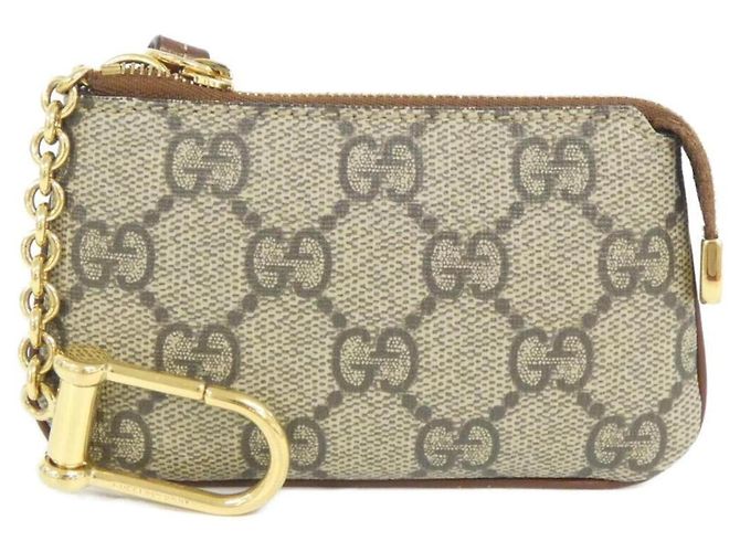 Portamonete e portachiavi Gucci Marrone Beige