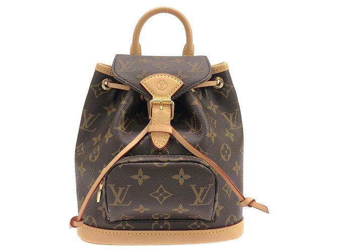 Louis Vuitton Monogram Montsouris MINI Rucksack Braun Monogramm