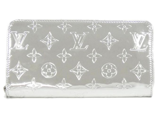 Portafoglio Zippy Monogram Miroir Louis Vuitton Argento