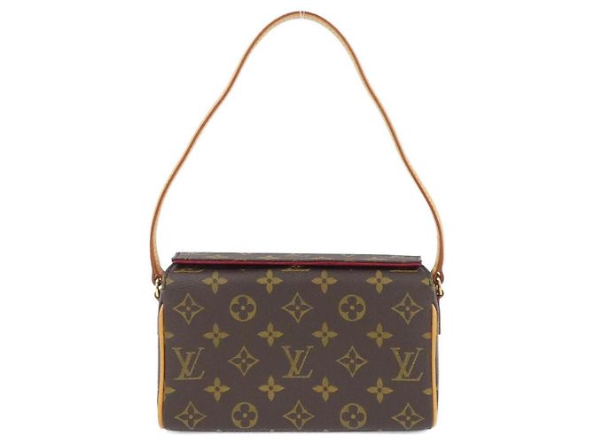 Sac à main Louis Vuitton Monogram Recital Marron Monogramme