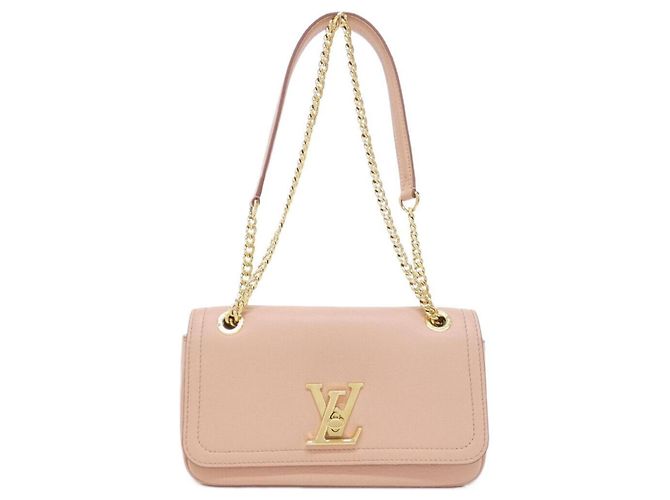 Bolsa de ombro Louis Vuitton Lockme East West Marrom