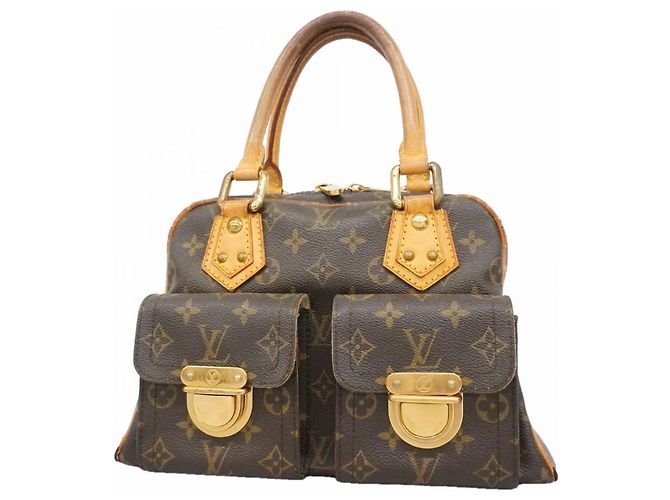 Bolsa Louis Vuitton Monogram Manhattan PM Marrom