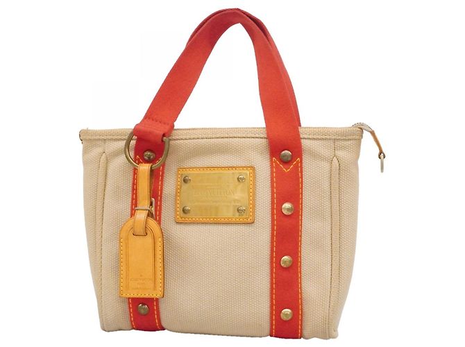 Louis Vuitton Antigua Cabas PM Handtasche Beige