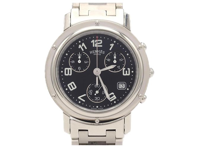 Hermès Clipper Chronograph CL1.910 SS Quartz Uhr