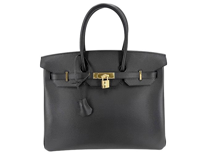 Hermès Sac à main Hermes Birkin 35 Noir