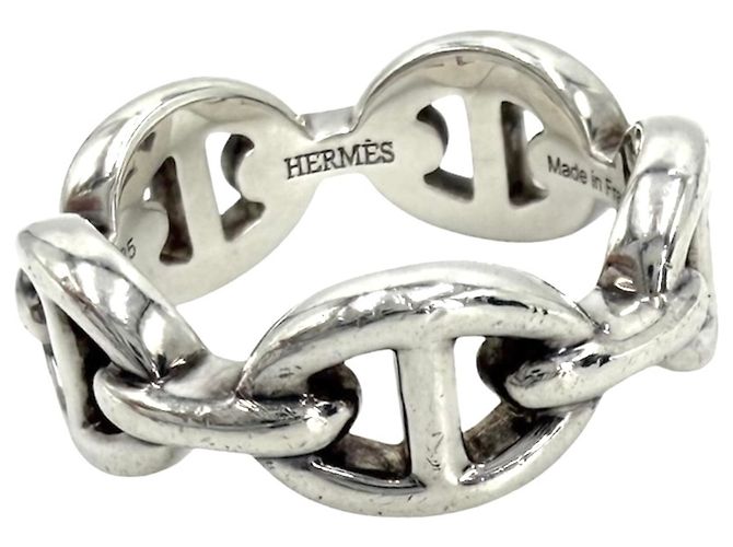 Ring Hermès Anello Chaine d'Ancre in Argento 925 Hermes